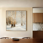 Abstract 935 Canvas Art 60 x 60 cm / Black