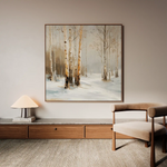 Abstract 935 Canvas Art 60 x 60 cm / Black