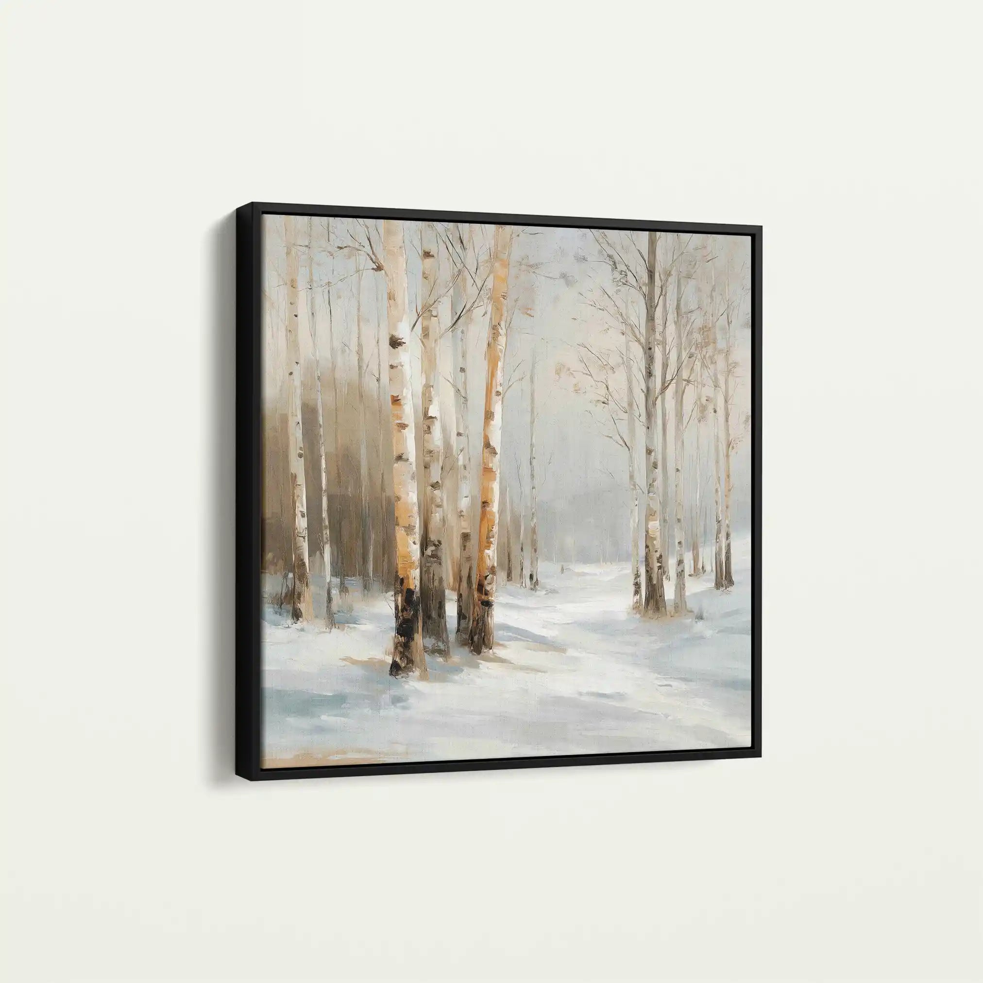 Abstract 935 Canvas Art 60 x 60 cm / Black