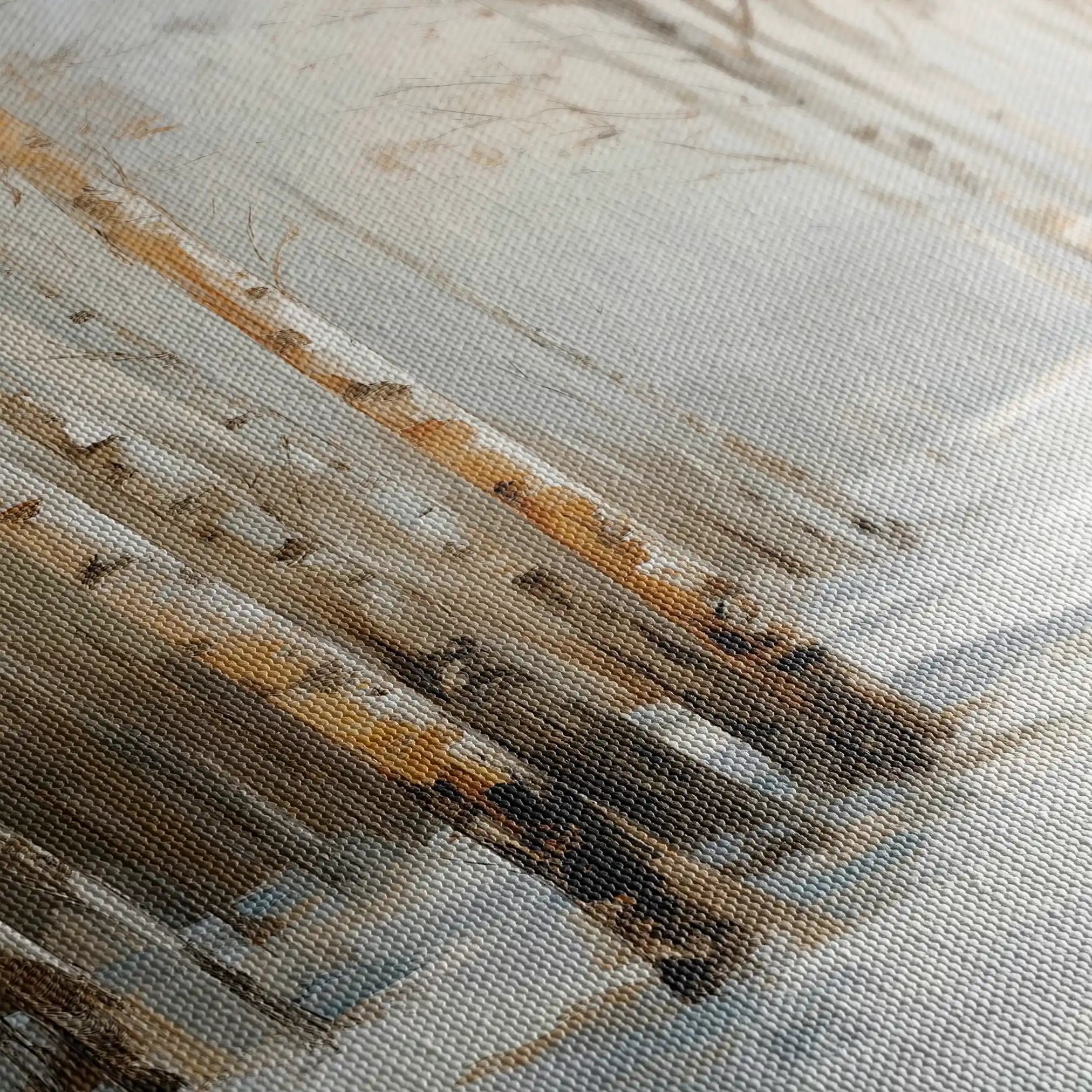 Abstract 935 Canvas Art 60 x 60 cm / Black