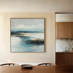 Abstract 936 Canvas Art 60 x 60 cm / Black