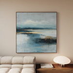 Abstract 936 Canvas Art 60 x 60 cm / Black