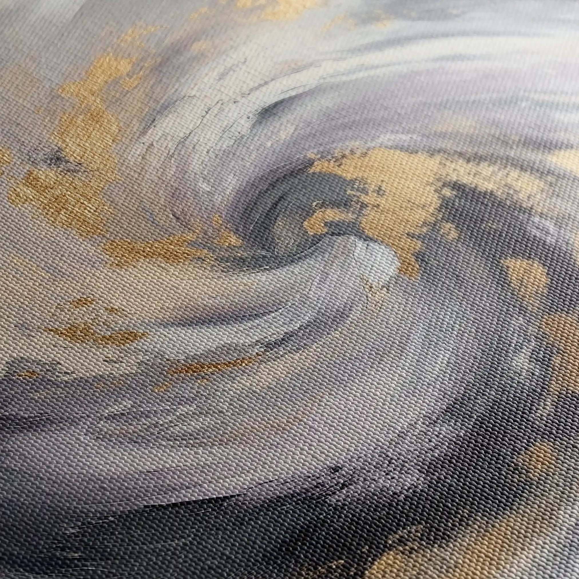 Abstract 938 Canvas Art 60 x 60 cm / Black