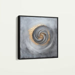 Abstract 939 Canvas Art 60 x 60 cm / Black
