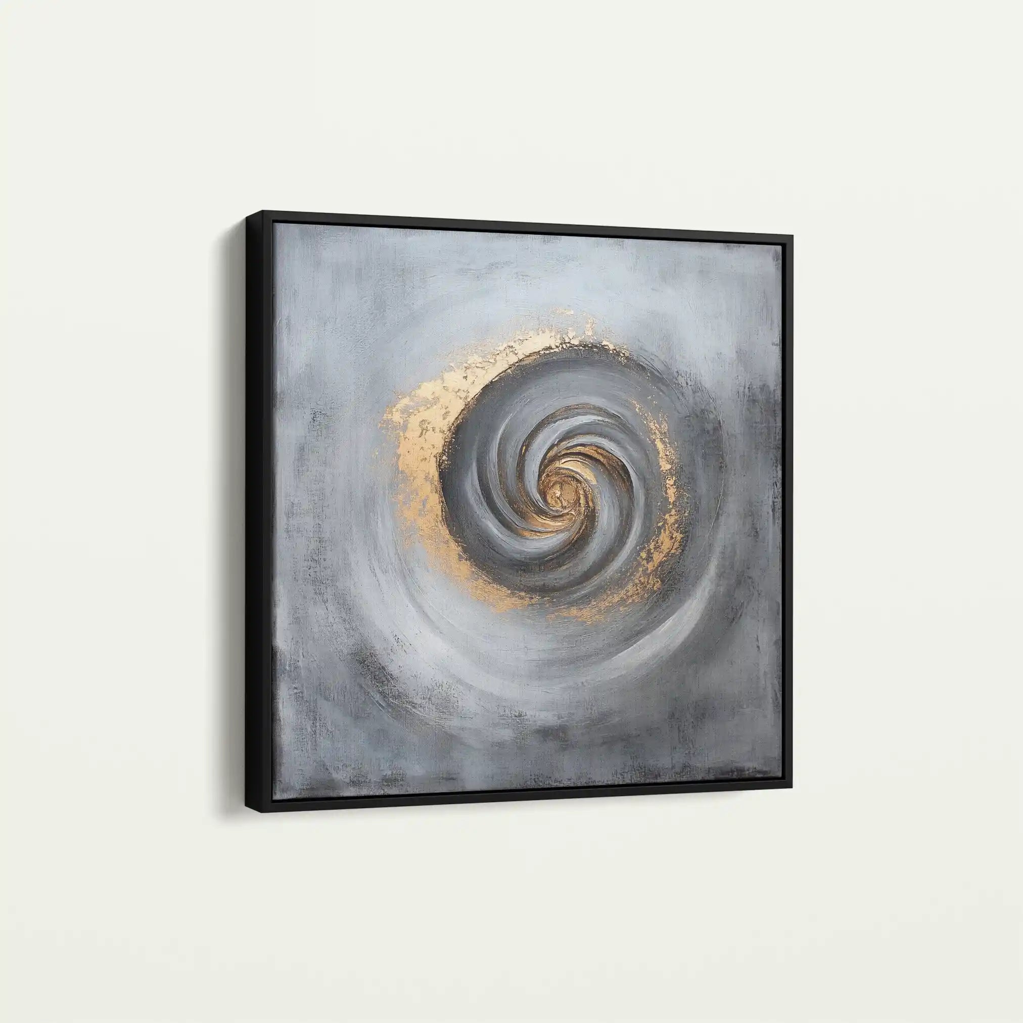 Abstract 939 Canvas Art 60 x 60 cm / Black