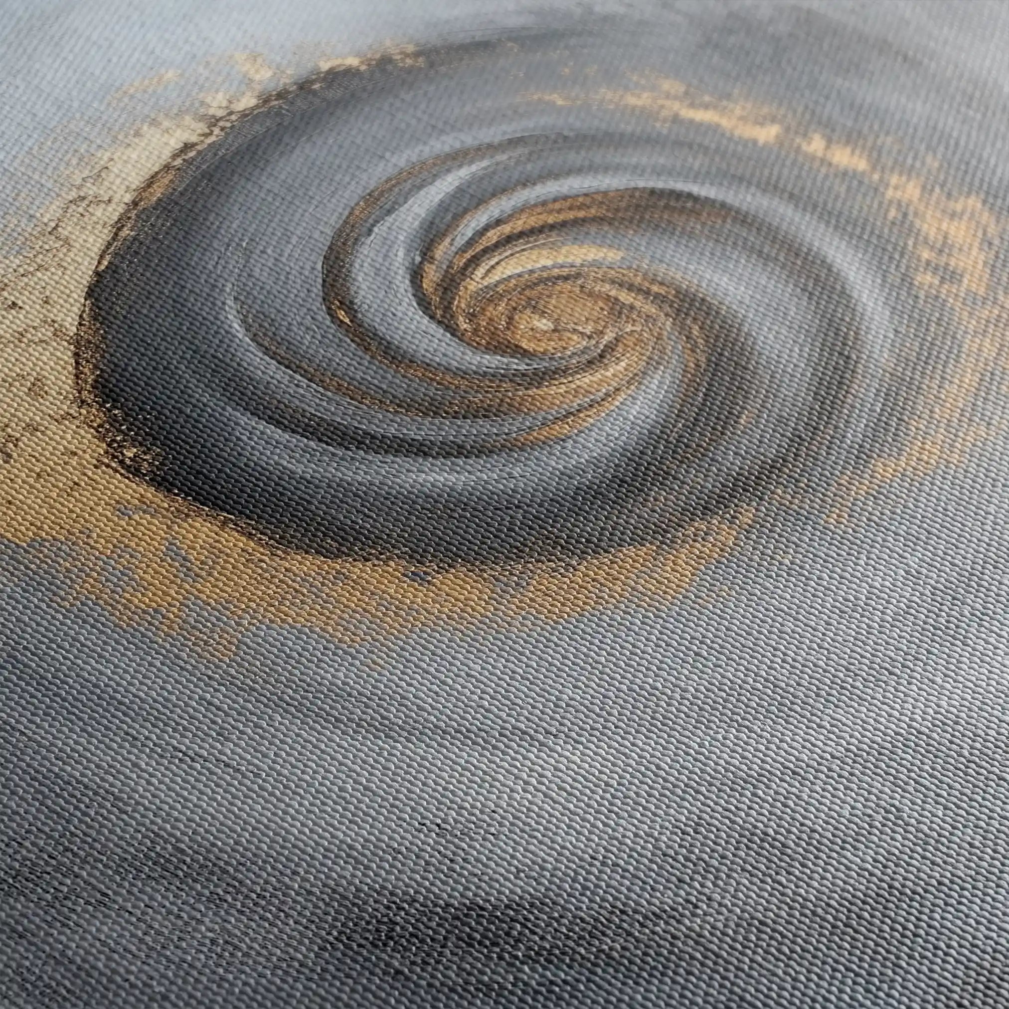 Abstract 939 Canvas Art 60 x 60 cm / Black