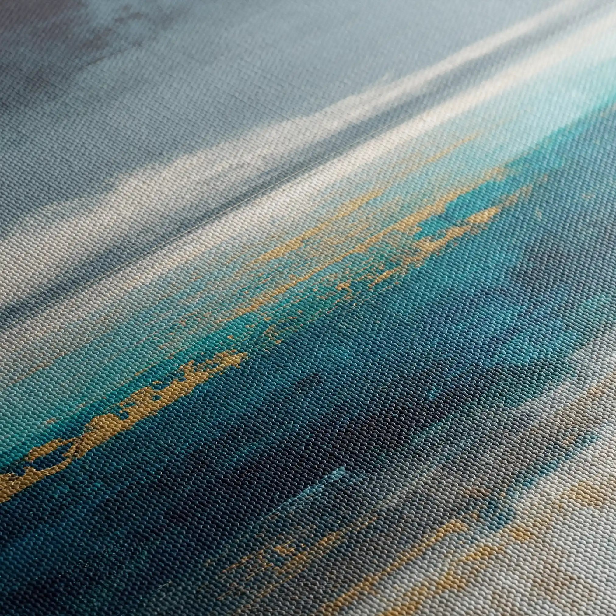 Abstract 940 Canvas Art 60 x 60 cm / Black