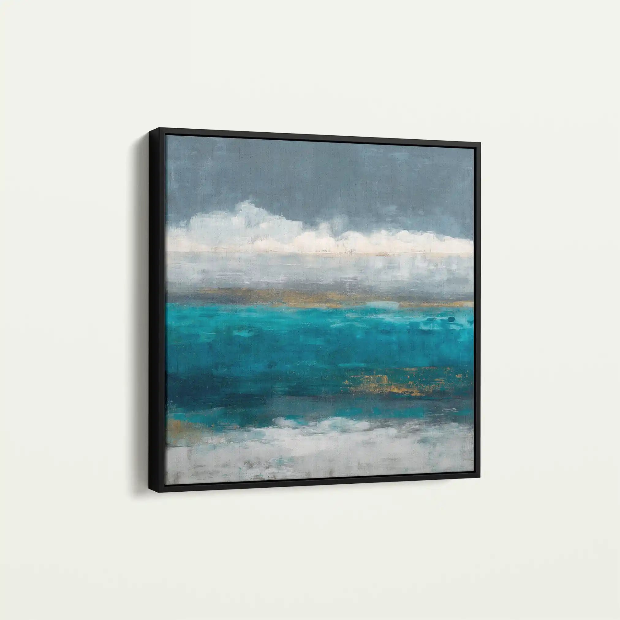 Abstract 941 Canvas Art 60 x 60 cm / Black