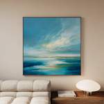 Abstract 944 Canvas Art 60 x 60 cm / Black