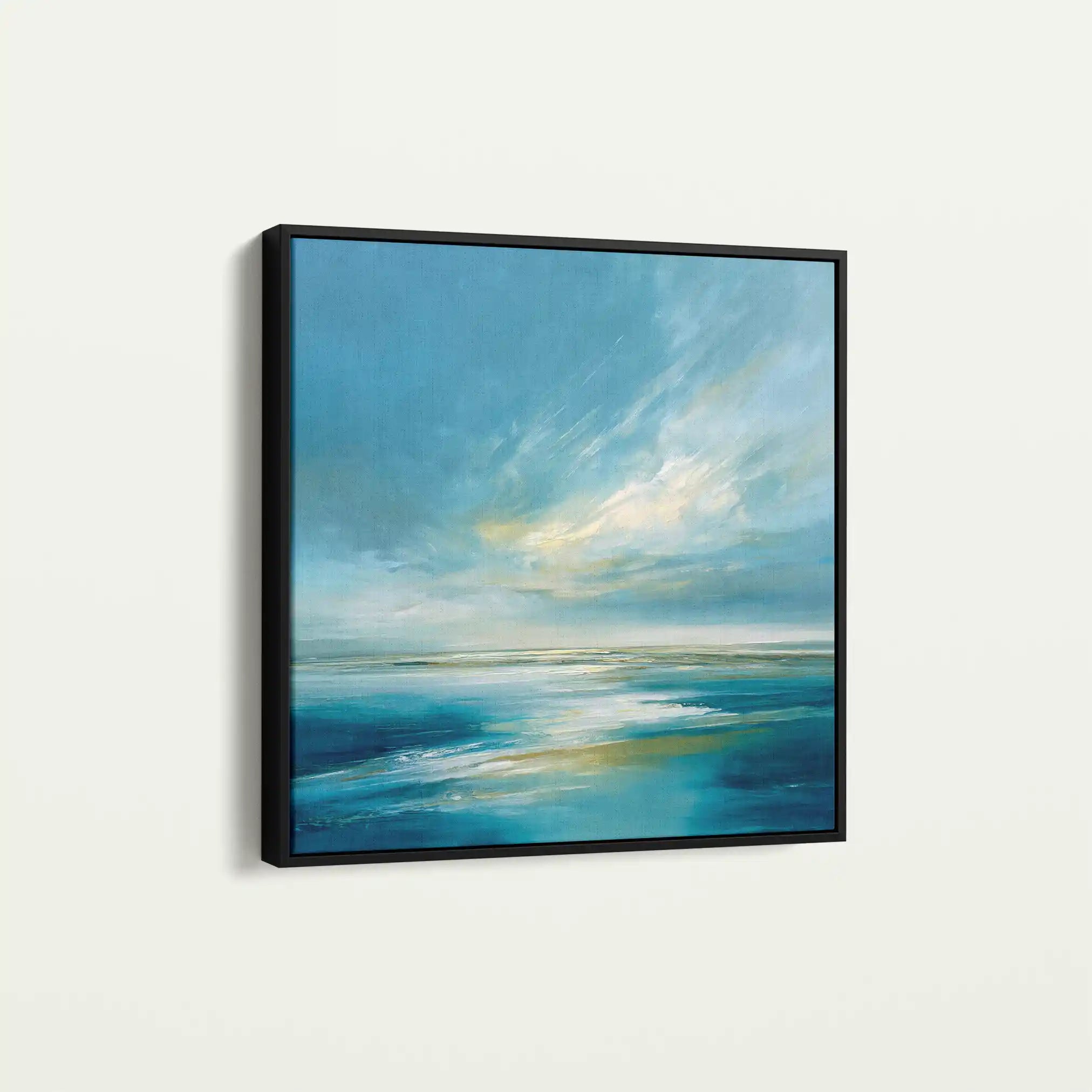 Abstract 944 Canvas Art 60 x 60 cm / Black
