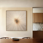 Abstract 945 Canvas Art 60 x 60 cm / Black