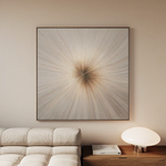 Abstract 945 Canvas Art 60 x 60 cm / Black