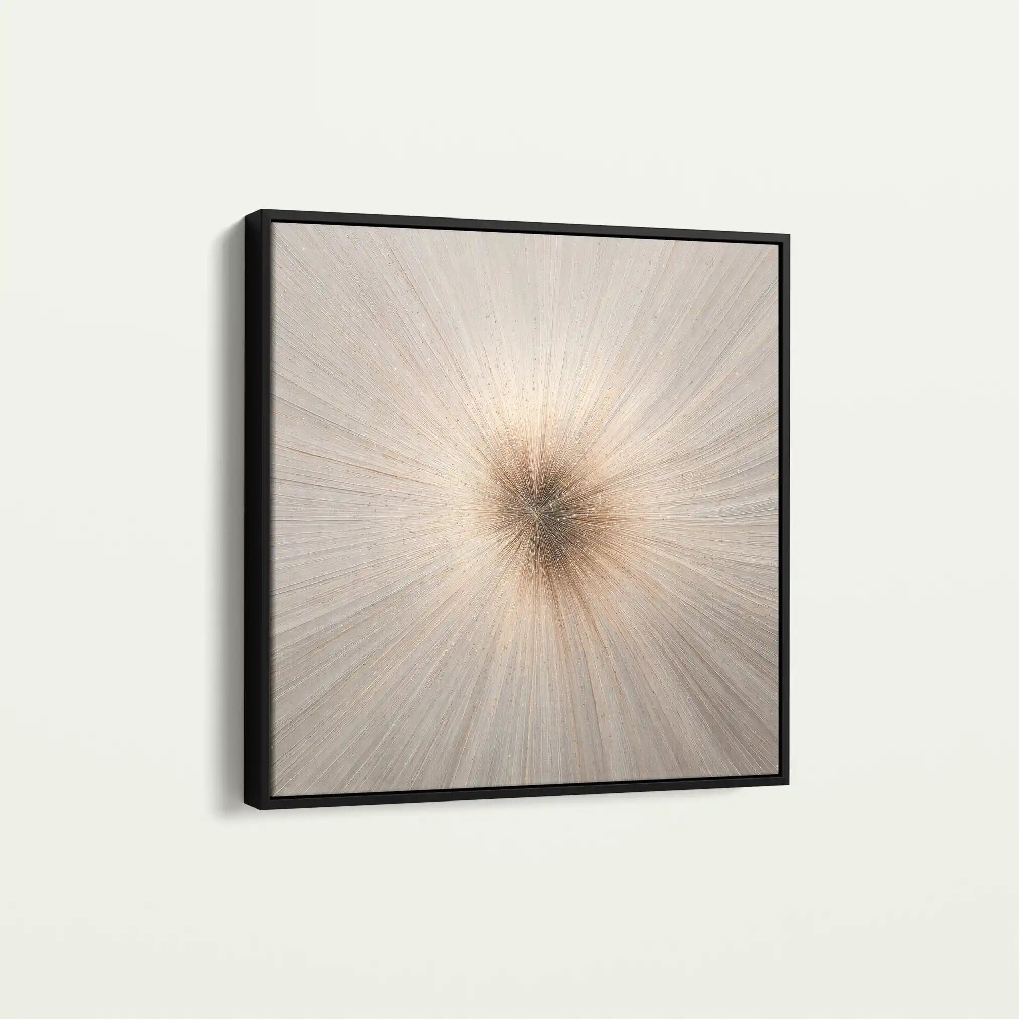 Abstract 945 Canvas Art 60 x 60 cm / Black