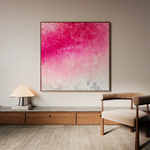 Abstract 946 Canvas Art 60 x 60 cm / Black