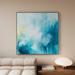 Abstract 950 Canvas Art 60 x 60 cm / Black