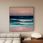 Abstract 952 Canvas Art 60 x 60 cm / Black