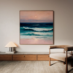 Abstract 952 Canvas Art 60 x 60 cm / Black