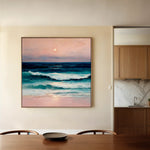 Abstract 952 Canvas Art 60 x 60 cm / Black