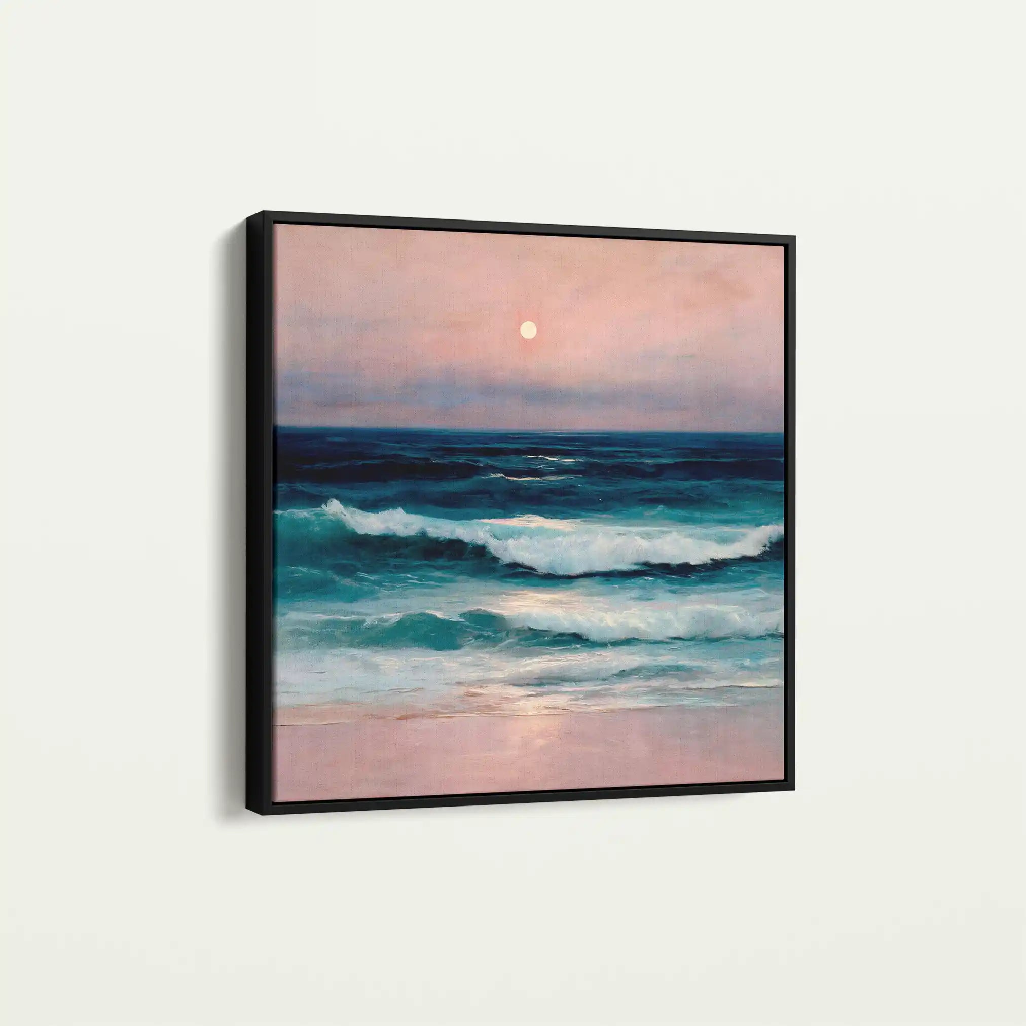 Abstract 952 Canvas Art 60 x 60 cm / Black