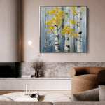 Abstract 954 Canvas Art 60 x 60 cm / Black