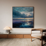 Abstract 955 Canvas Art 60 x 60 cm / Black