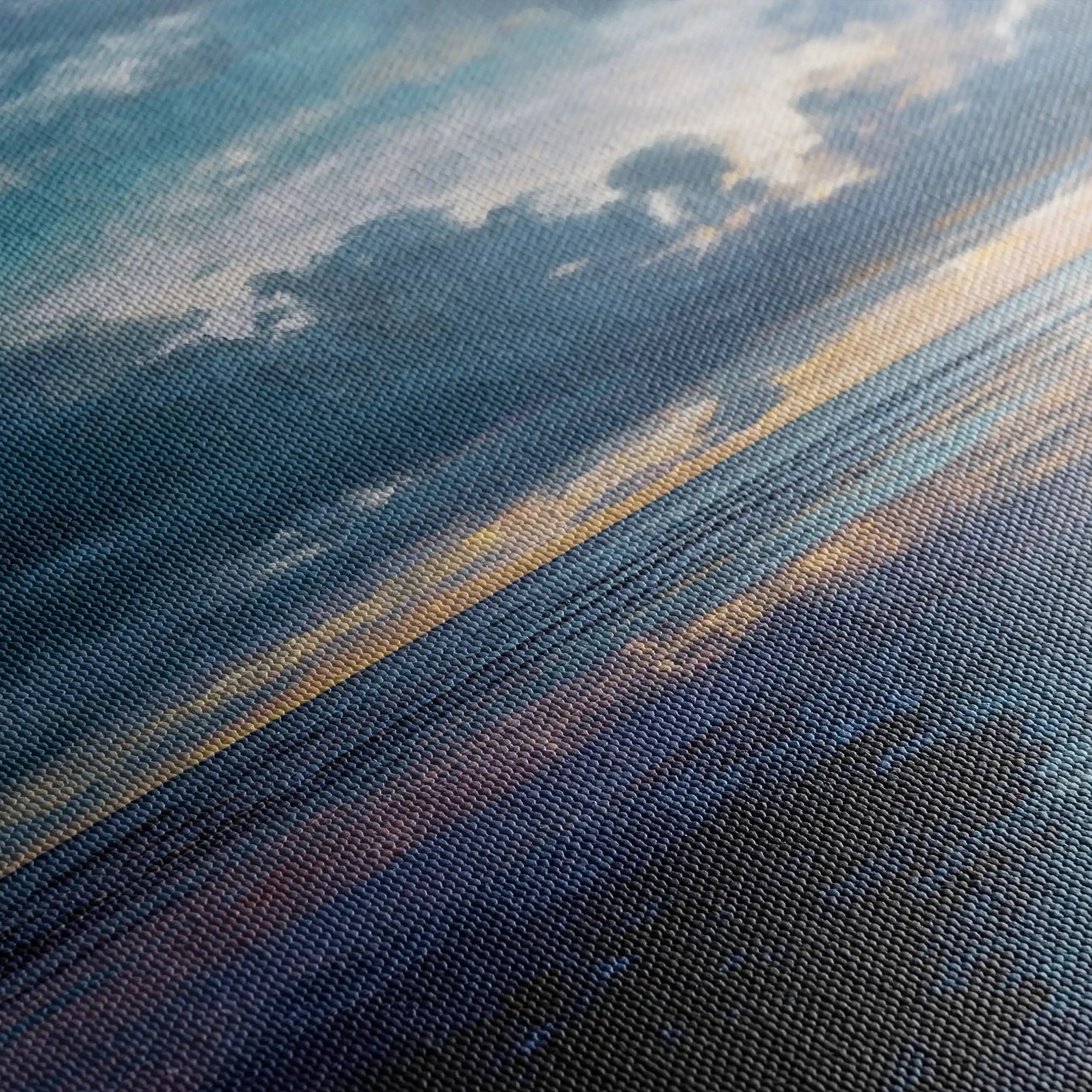 Abstract 955 Canvas Art 60 x 60 cm / Black