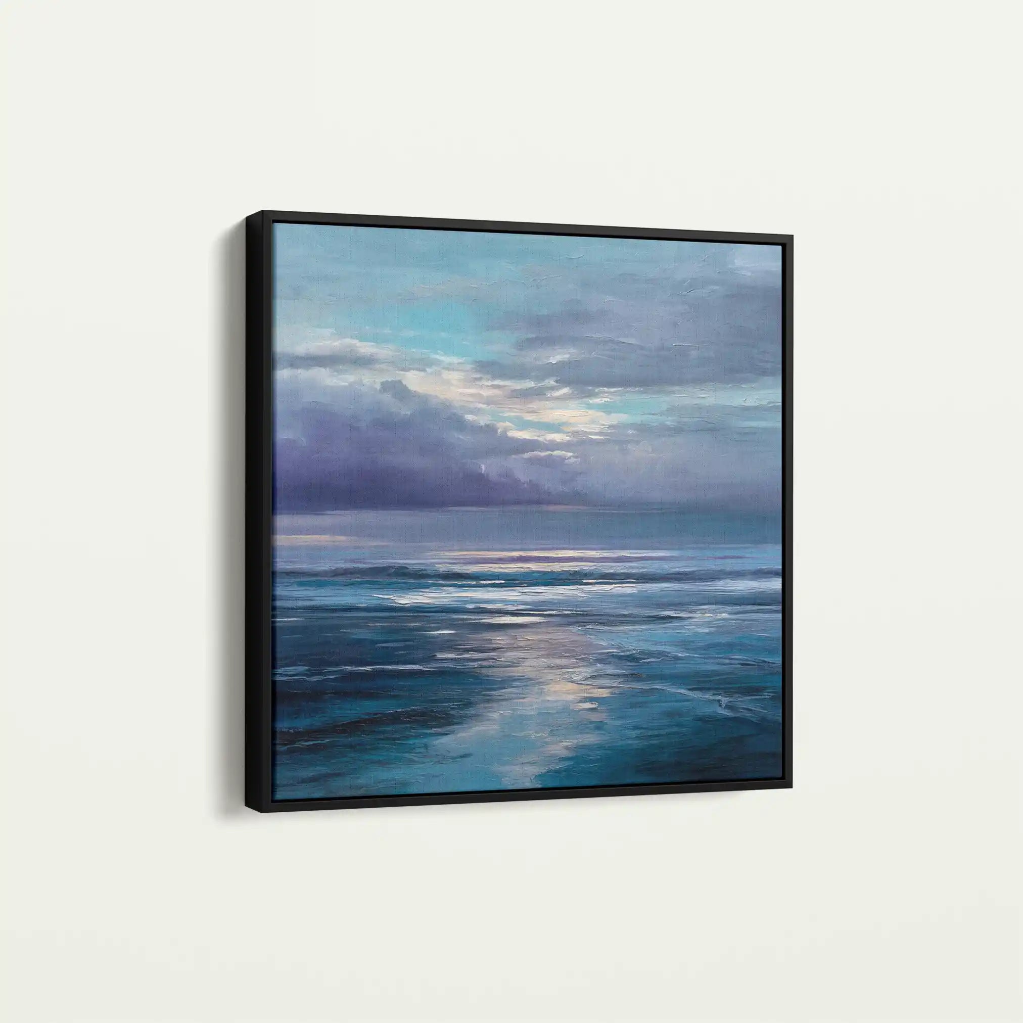 Abstract 957 Canvas Art 60 x 60 cm / Black