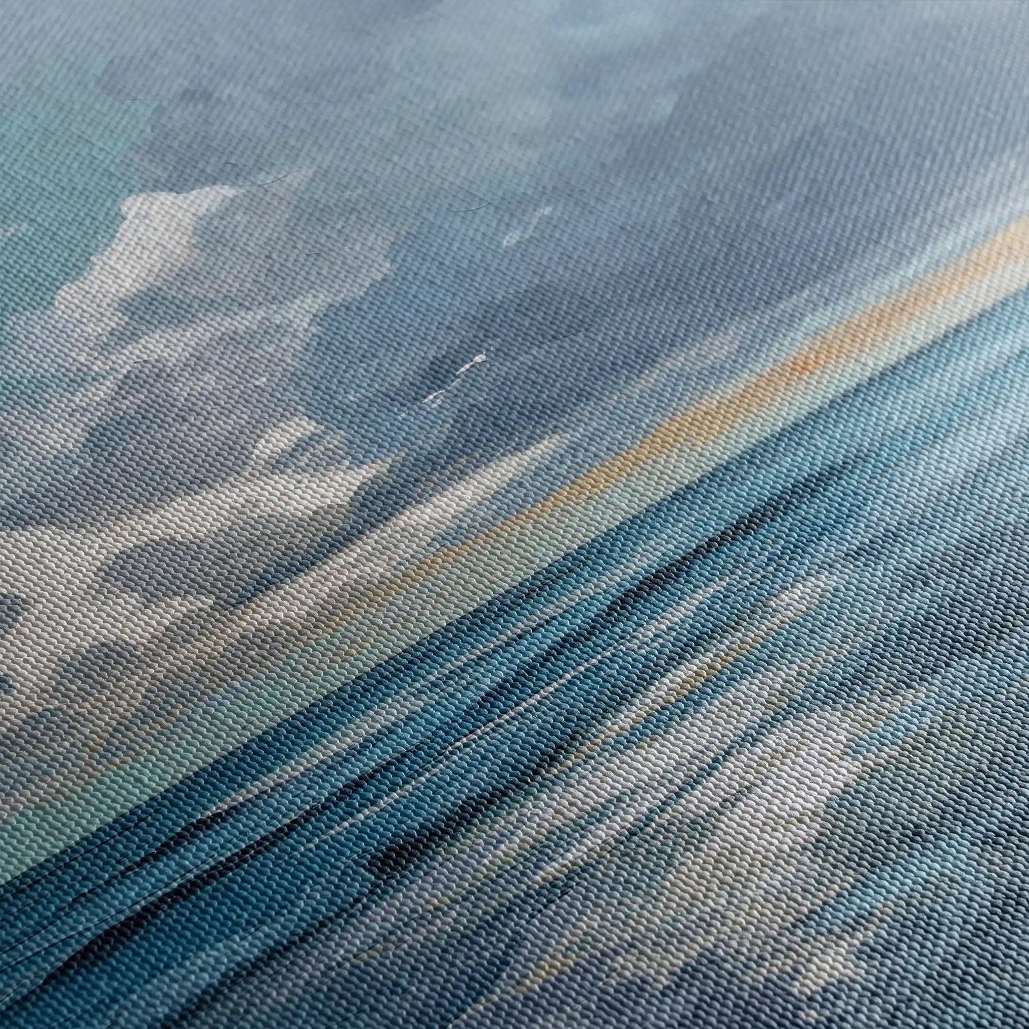 Abstract 958 Canvas Art 60 x 60 cm / Black