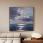 Abstract 959 Canvas Art 60 x 60 cm / Black