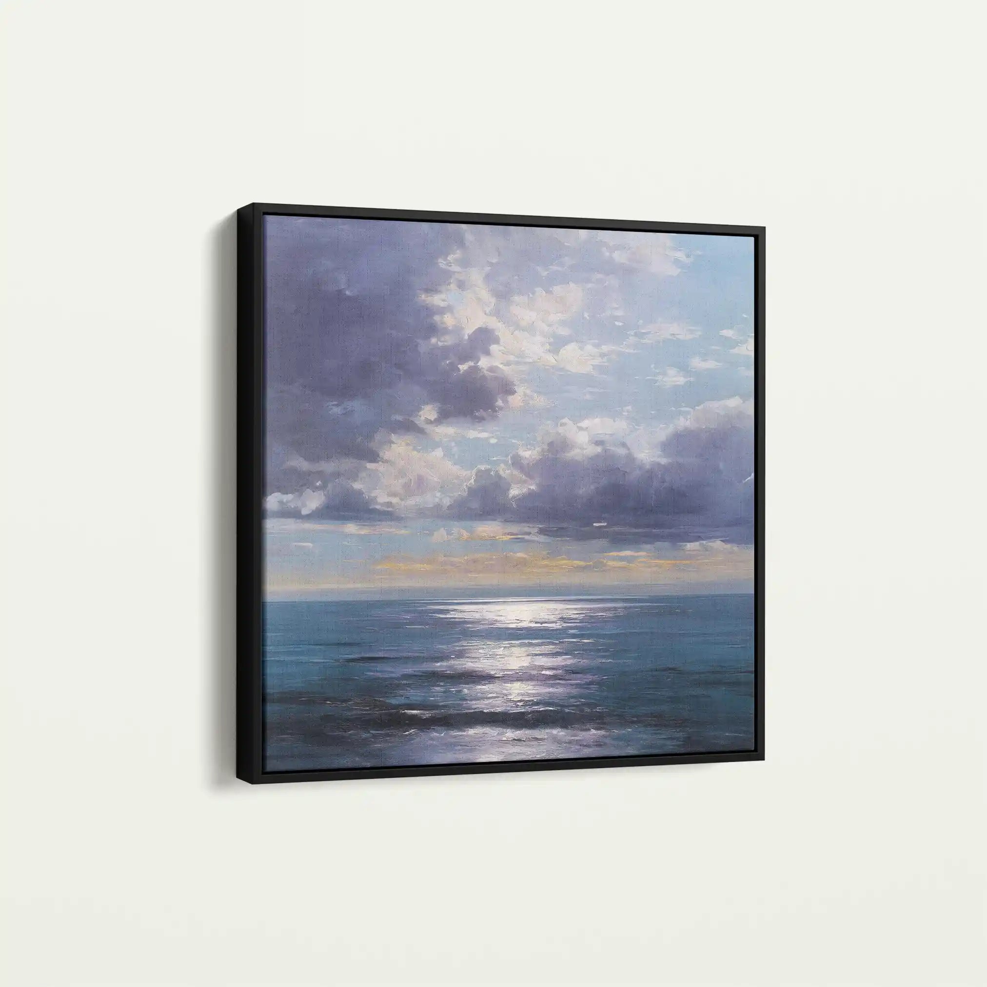 Abstract 959 Canvas Art 60 x 60 cm / Black