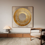 Abstract 961 Canvas Art 60 x 60 cm / Black