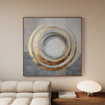 Abstract 962 Canvas Art 60 x 60 cm / Black