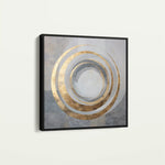 Abstract 962 Canvas Art 60 x 60 cm / Black