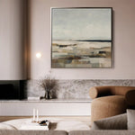 Abstract 964 Canvas Art 60 x 60 cm / Black