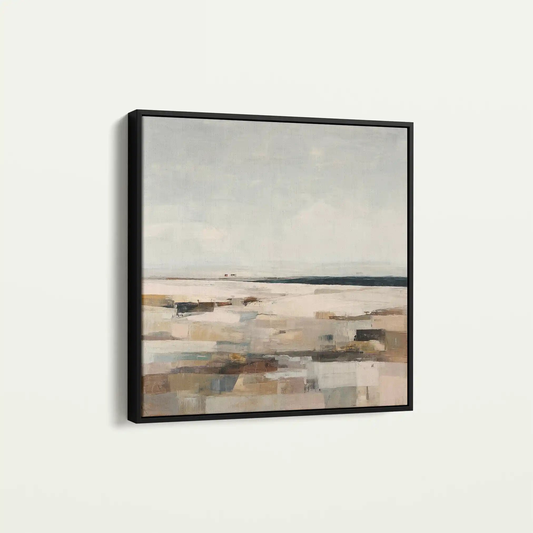 Abstract 964 Canvas Art 60 x 60 cm / Black