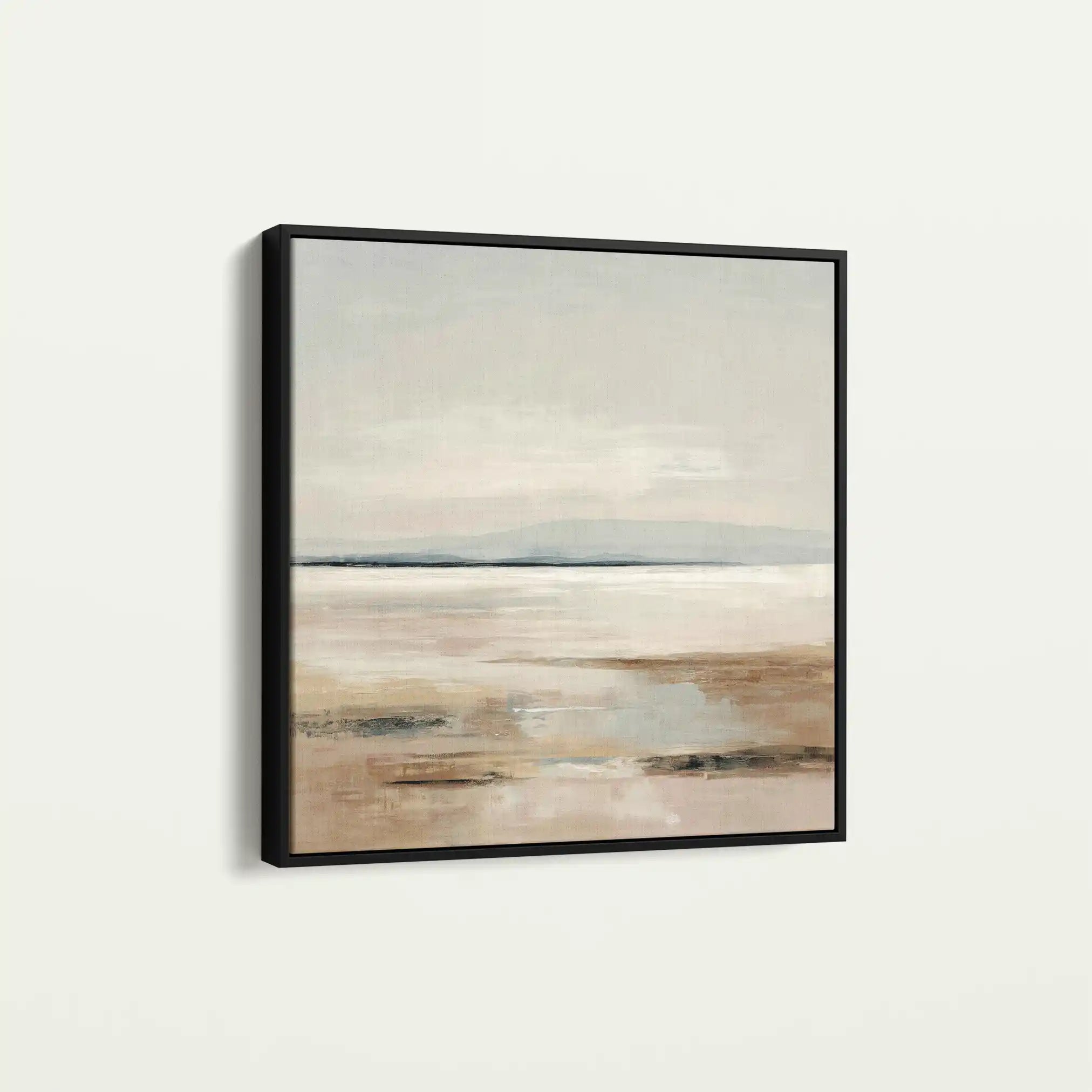 Abstract 965 Canvas Art 60 x 60 cm / Black