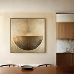 Abstract 967 Canvas Art 60 x 60 cm / Black