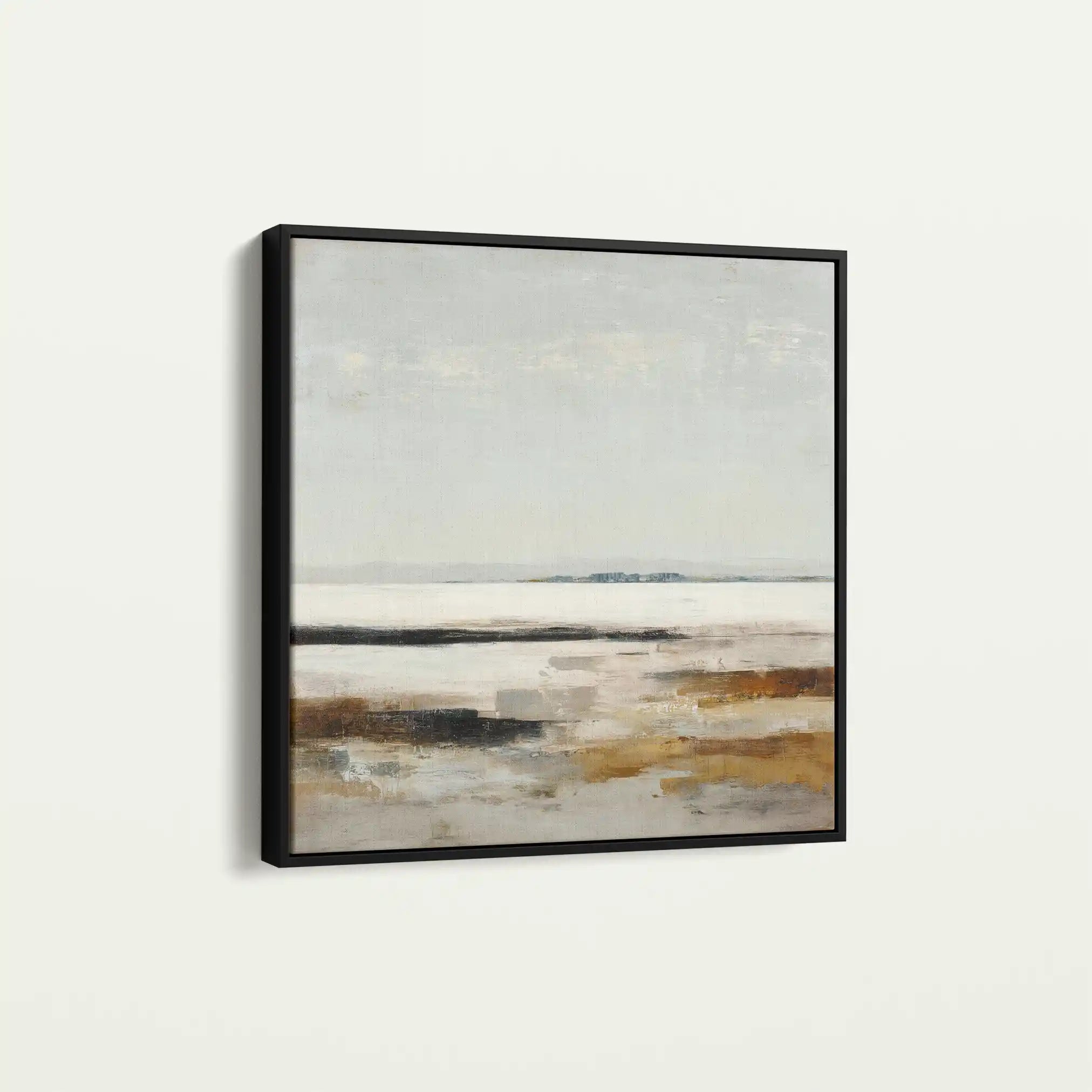 Abstract 968 Canvas Art 60 x 60 cm / Black