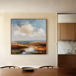 Abstract 970 Canvas Art 60 x 60 cm / Black