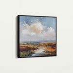 Abstract 970 Canvas Art 60 x 60 cm / Black