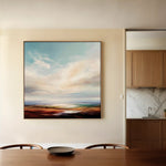 Abstract 972 Canvas Art 60 x 60 cm / Black