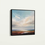 Abstract 972 Canvas Art 60 x 60 cm / Black