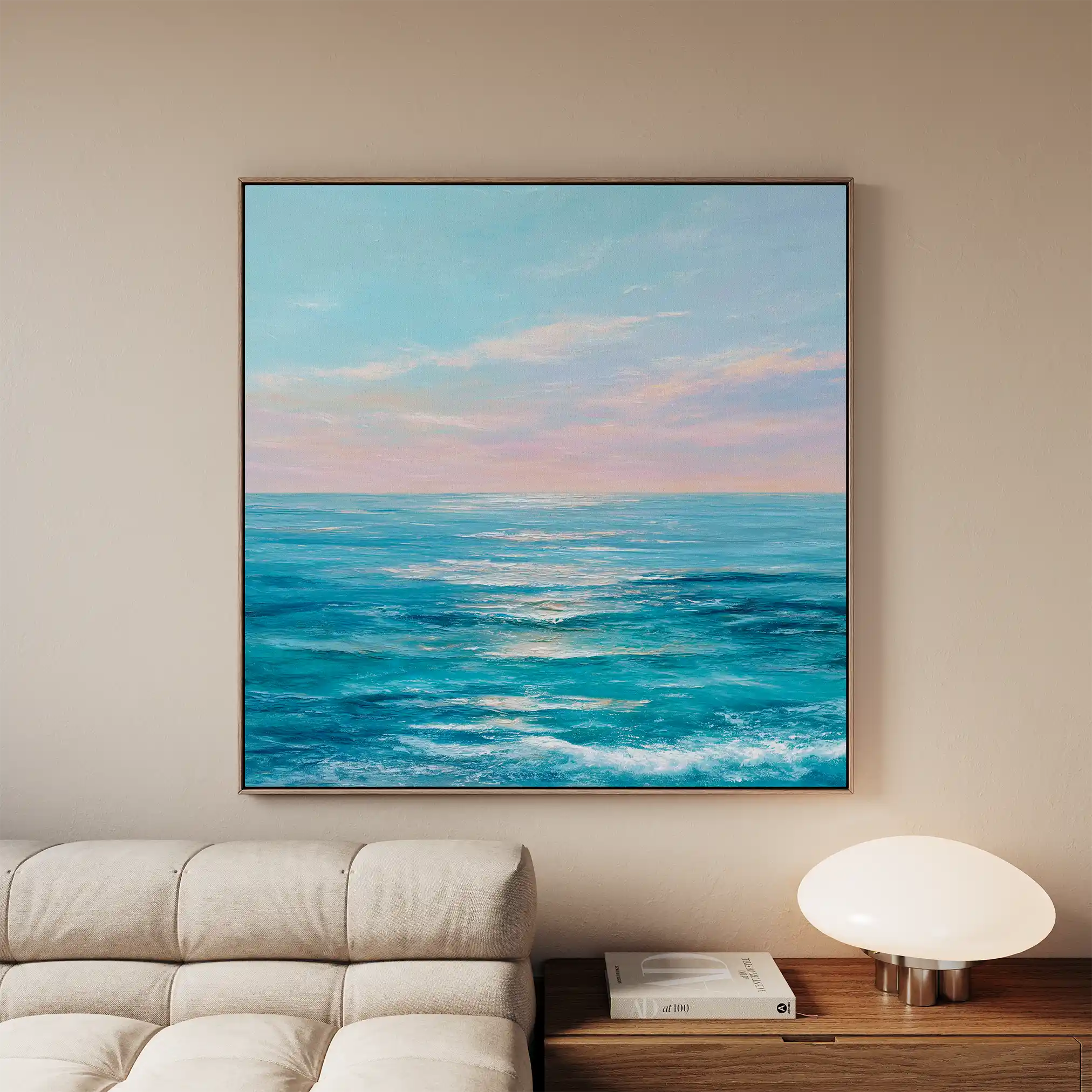 Abstract 973 Canvas Art 60 x 60 cm / Black