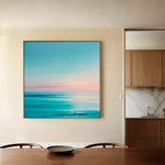 Abstract 974 Canvas Art 60 x 60 cm / Black