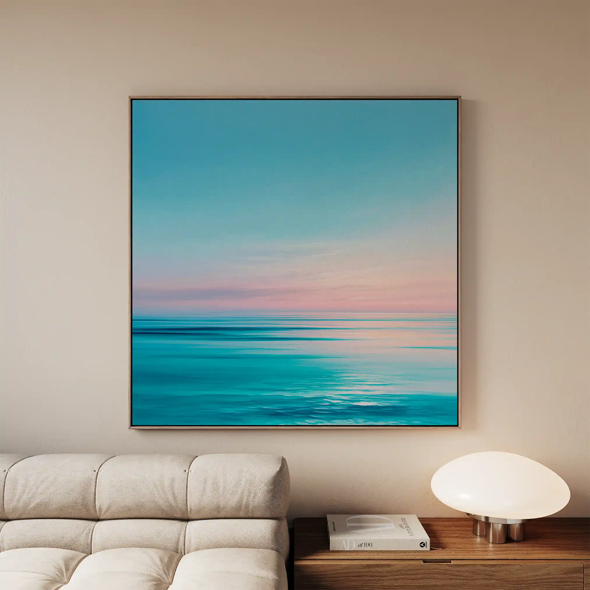 Abstract 974 Canvas Art 60 x 60 cm / Black