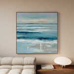 Abstract 976 Canvas Art 60 x 60 cm / Black