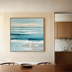 Abstract 976 Canvas Art 60 x 60 cm / Black