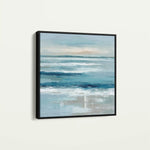 Abstract 976 Canvas Art 60 x 60 cm / Black