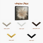 Abstract 977 Canvas Art 60 x 60 cm / Black