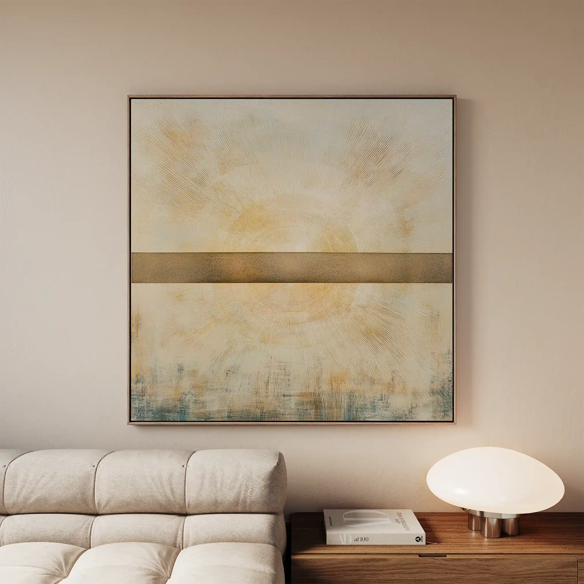 Abstract 978 Canvas Art 60 x 60 cm / Black